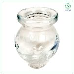 لیوان بادکش شیشه ای سایز 1 (36 عددی)