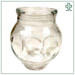 لیوان بادکش شیشه ای سایز 4 (16 عددی)