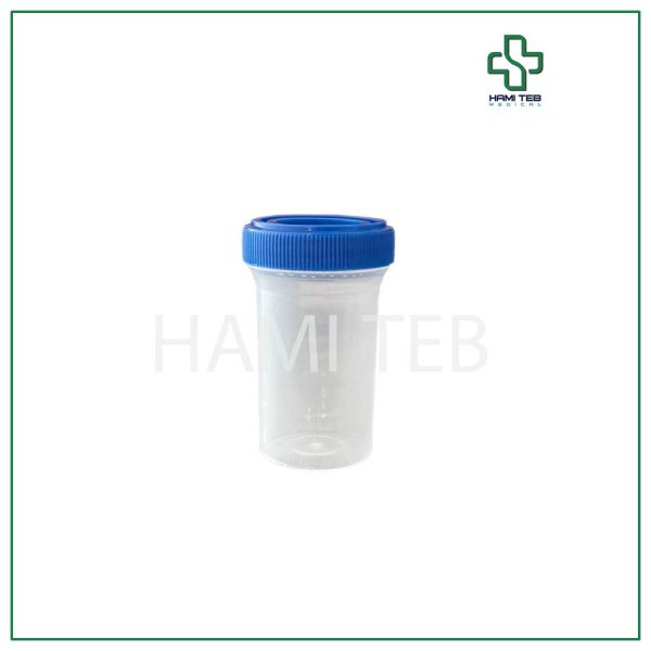 ظرف نمونه گیری استریل شفاف 60 میل سوپا
