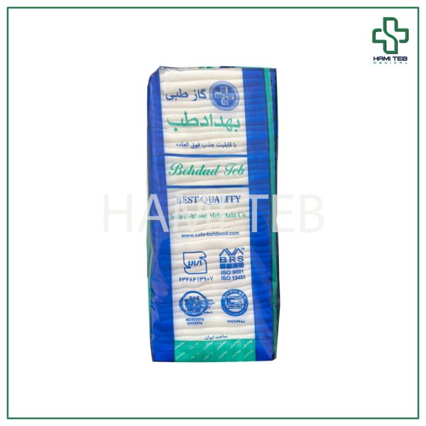 گاز غیر استریل بهداد طب 8 لایه 400 گرم
